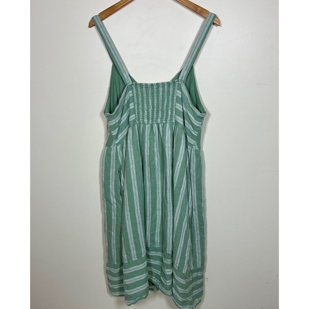 Universal Thread Beachy Coastal Linen Blend Dress Size XXL Lined Euro Summer - Picture 2 of 9